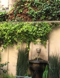 Our nights in the 6th arrondissement, at the Saint Sulpice metro stop were restful and the perfect way to reset after the flight over. This is "one" of my favorite hotel courtyards.