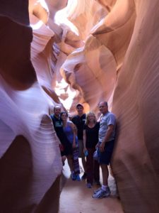 Group pic on this hike & we all agree we are so glad we did this! Something crazy photogenic everywhere you look! 8/10/'16