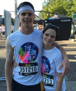 We wrapped up our visit with the "Color Run 2016!"