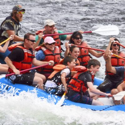 “Boating on Yellowstone Lake” – a Camping Trip, August 12-17, 2014